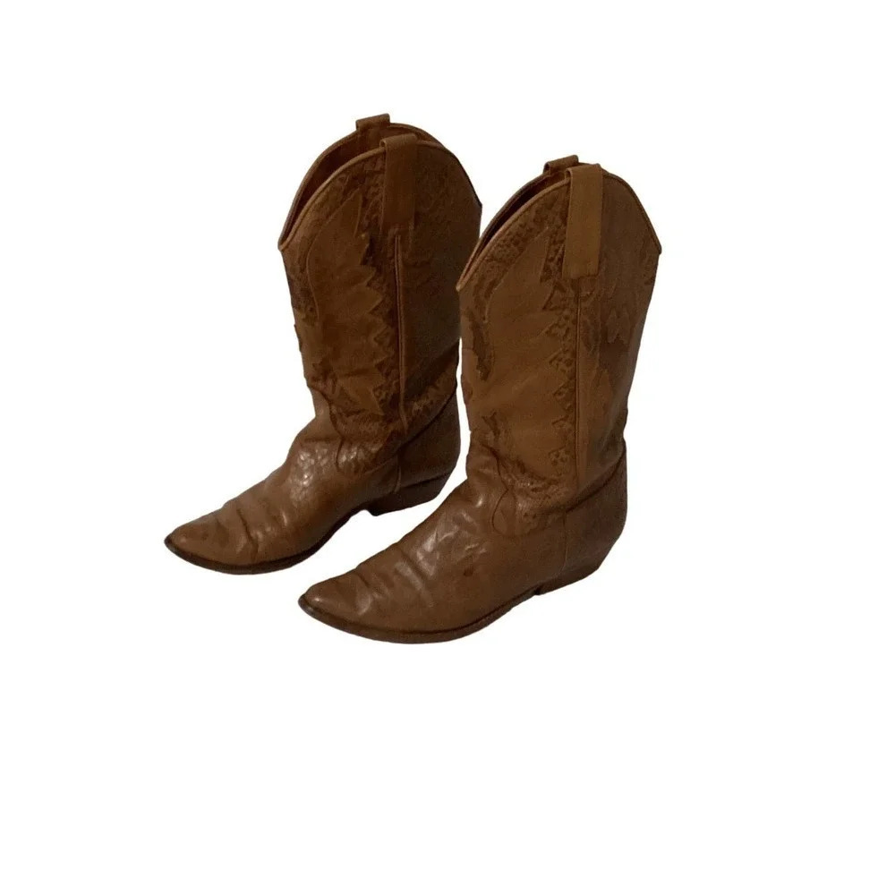 Brown Cowboy Boots Unbranded
